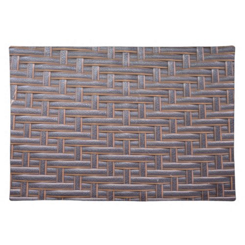 Woven Faux Leather Placemat