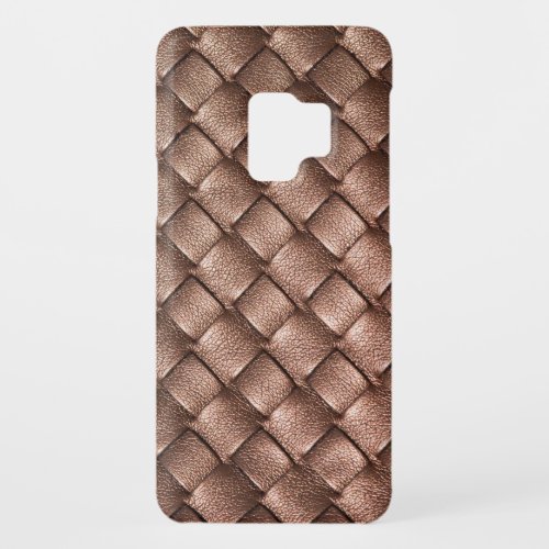 Woven leather bronze color background Case_Mate samsung galaxy s9 case