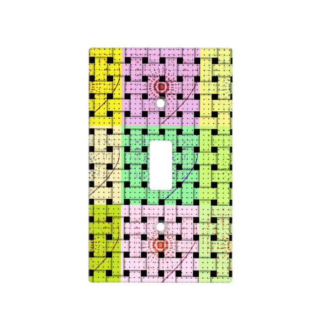 Woven Light Switch Cover (Front)