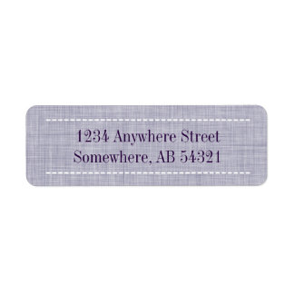 Woven Linen Fabric Texture in Indigo Purple Label