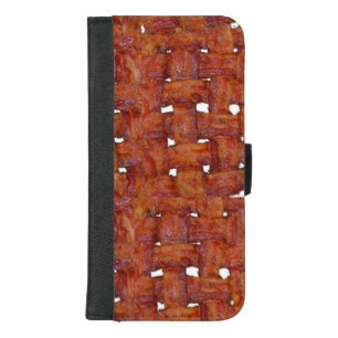 Woven Mat of Bacon iPhone 8/7 Plus Wallet Case