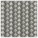 Woven metal pattern fabric