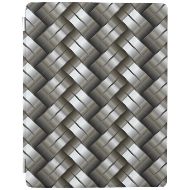 Woven metal pattern iPad smart cover (Front)