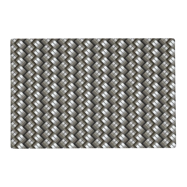Woven metal pattern placemat (Front)
