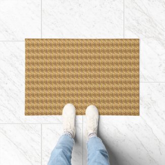 Woven Natural Pattern Door Mat by Gardenstyle