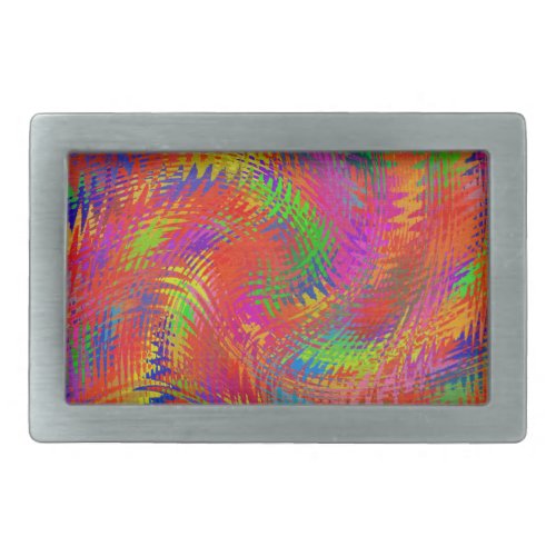 Woven Rainbow Belt Buckle