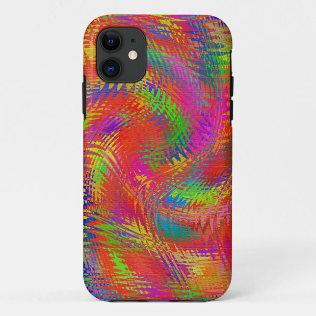Woven Rainbow Case-Mate iPhone Case (Back)