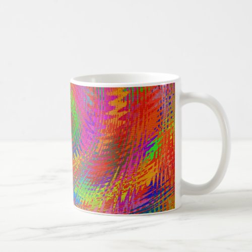 Woven Rainbow Coffee Mug