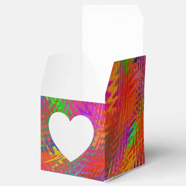 Woven Rainbow Favor Boxes (Opened)