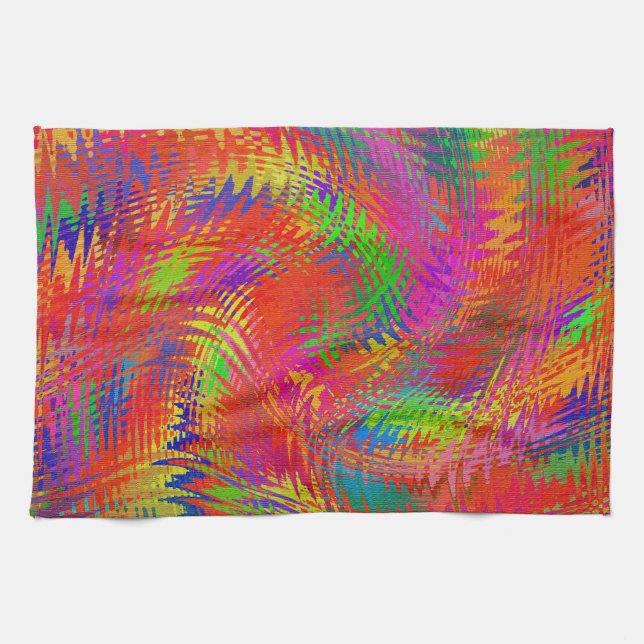 Woven Rainbow Kitchen Towel (Horizontal)