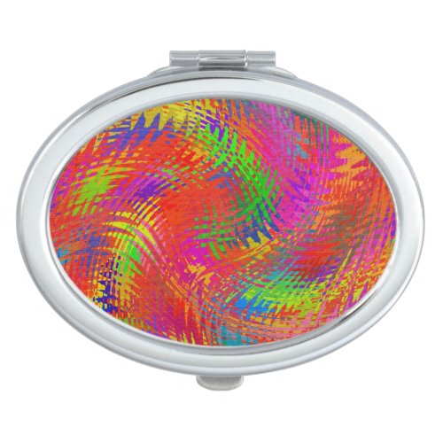 Woven Rainbow Makeup Mirror