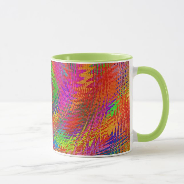 Woven Rainbow Mug (Right)