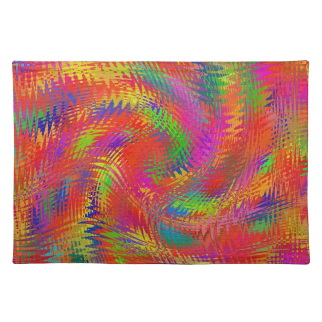 Woven Rainbow Placemat (Front)