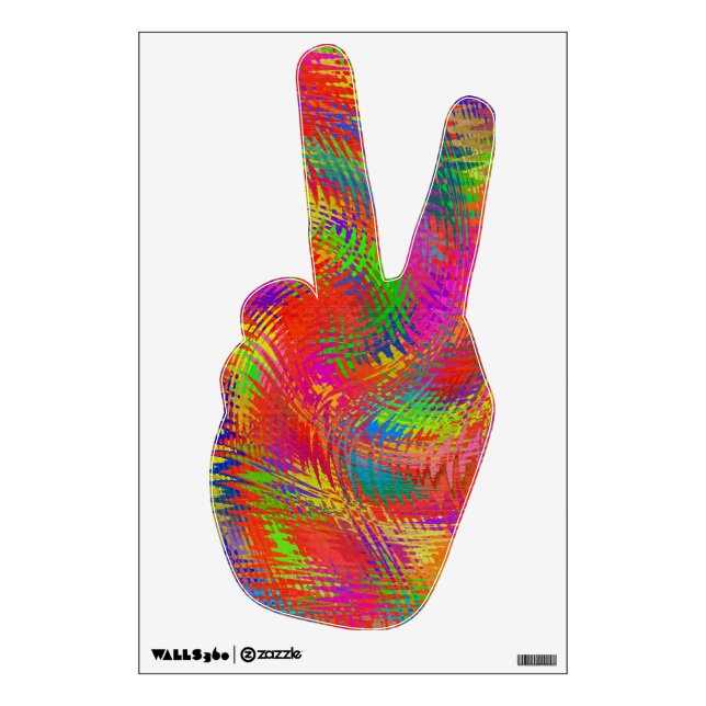 Woven Rainbow Wall Sticker (Front)