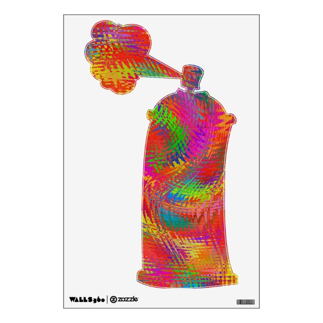 Woven Rainbow Wall Sticker (Front)