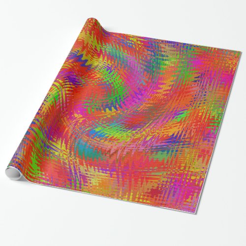 Woven Rainbow Wrapping Paper