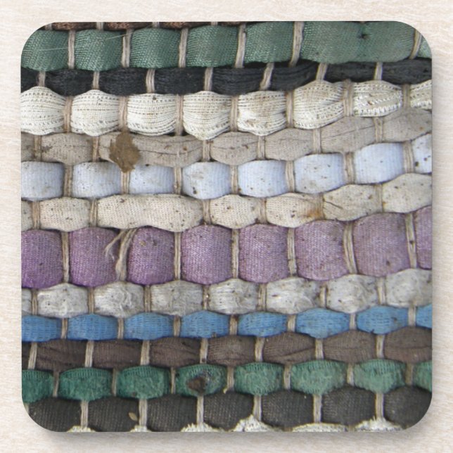 Woven Rug Drink Coaster (Front)