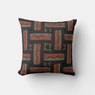 Woven Stripe Tribal Pattern Throw Pillow