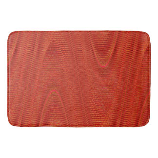 Woven Threads, Tangerine Orange-Large Bath Mat