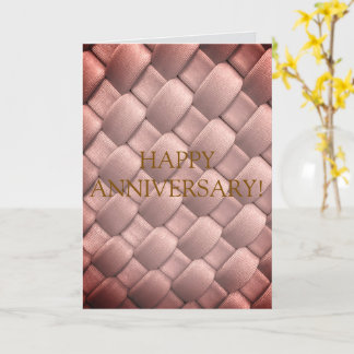 WOVEN TOGETHER FABRIC OVERLAP DESIGN OF LINES CARD