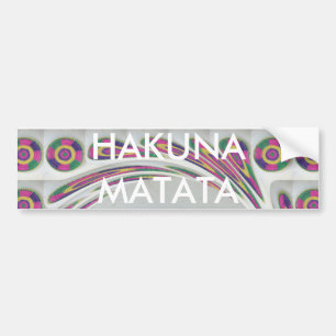 Woven Whirl Art Print Bumper Sticker