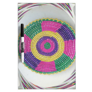 Woven Whirl Art Print Dry-Erase Board