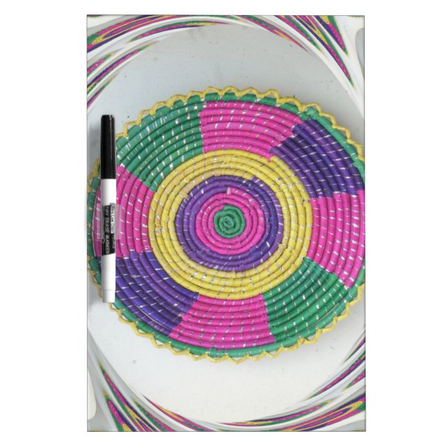 Woven Whirl Art Print Dry-Erase Board (Front)