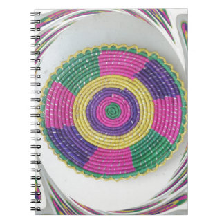 Woven Whirl Art Print Notebook