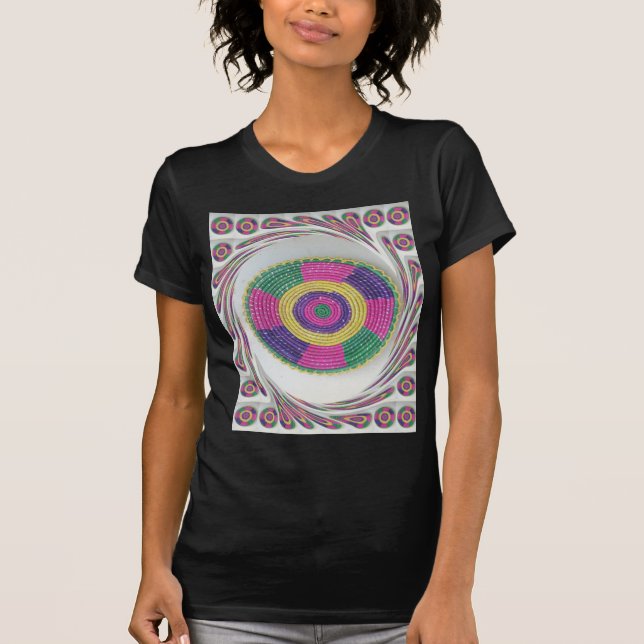 Woven Whirl Art Print T-Shirt (Front)