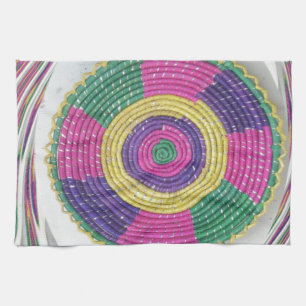 Woven Whirl Art Print Towel