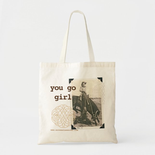 Woven Wineworks Go Girl Tote Bag (Front)