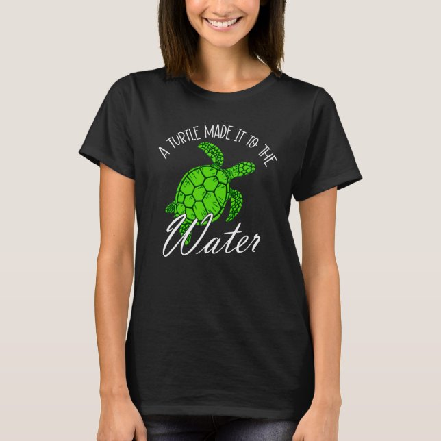 WoW A Turtle Made It To the Water Alliance T-Shirt (Front)