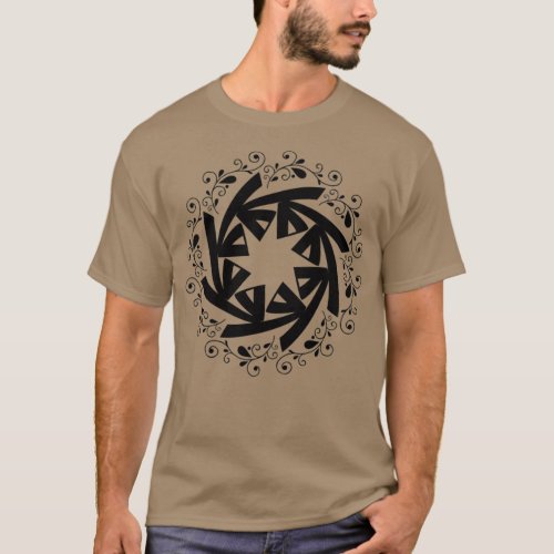 WOW Arabic Calligraphy Ornaments T_Shirt