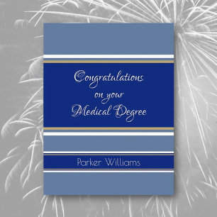 Wow! Big Medical degree Graduation card