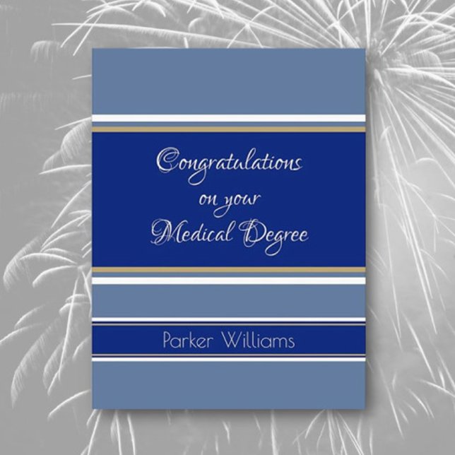 Wow! Big Medical degree Graduation card (Creator Uploaded)
