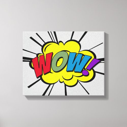 WOW CANVAS PRINT