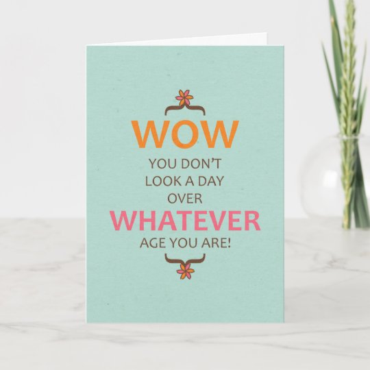 Wow... Card | Zazzle.com