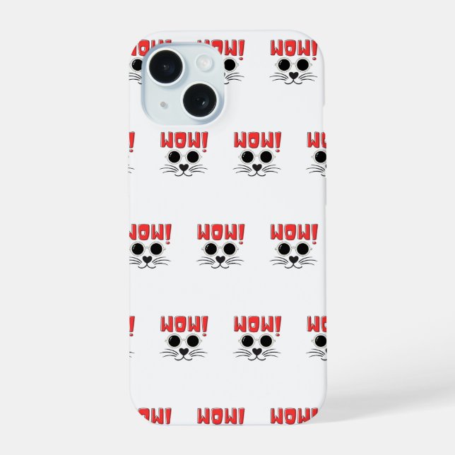 Wow Cat  Iphone Case (Back)