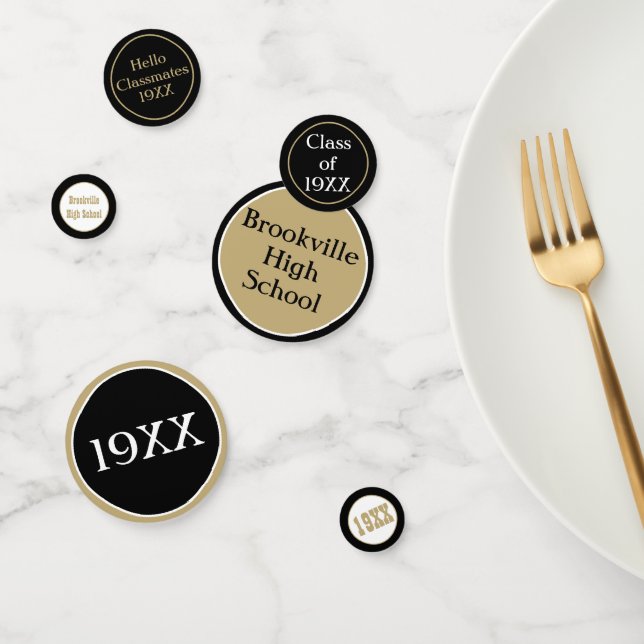 Wow! Class reunion custom table decor Confetti (Group)