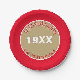 Wow!  Class reunion party plate