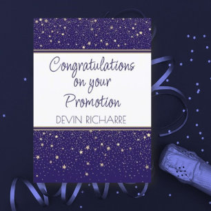 Wow! Congratulations on Promotion Greeting card