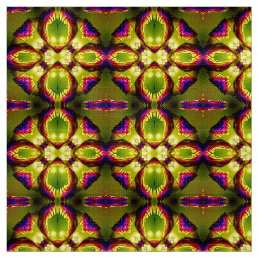 WOW ~ COOL! ~ Fluoro fabric shades ~ Green Purple