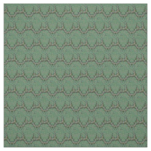 WOW  COOL  Fractal Pattern  Green Shades Fabric