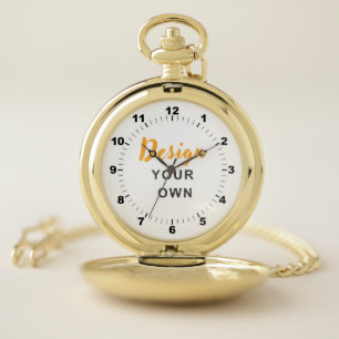 WOW! 🕰️ Custom Gold Pocket Watch Gift