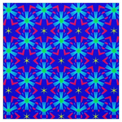 WOW CUTE STARS Yellow Green Blue Red  Fabric