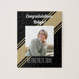 Wow Factor! Retiree Custom Photo Jigsaw Puzzle