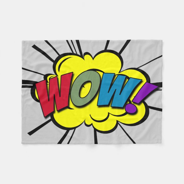 WOW! FLEECE BLANKET (Front (Horizontal))