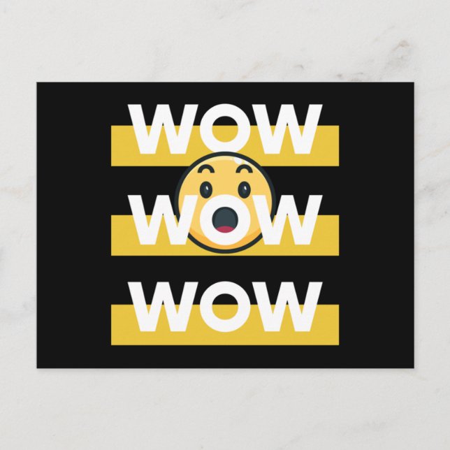 wow free day Classic  Postcard (Front)