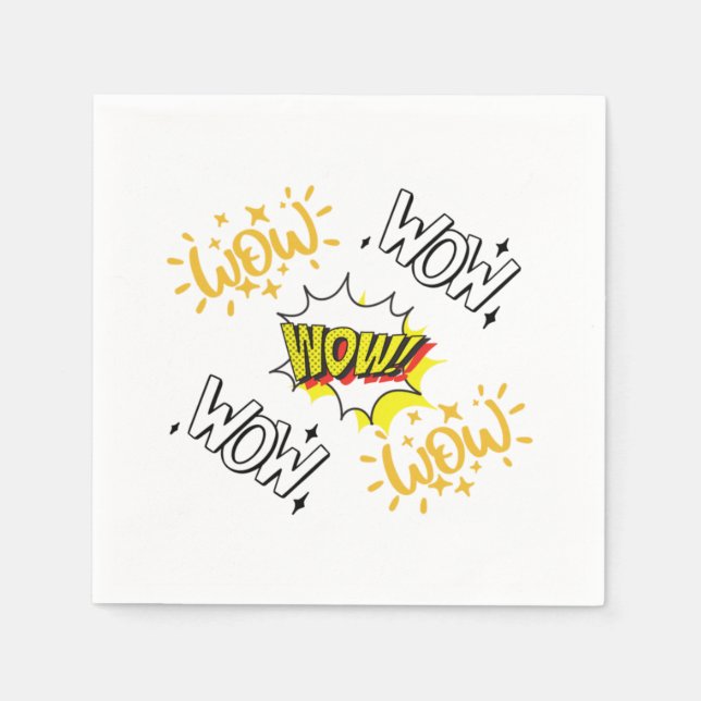 Wow Free day t-shirt Essential  Napkins (Front)