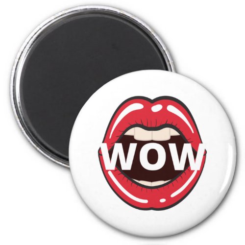 Wow funny t_shirt Classic Magnet